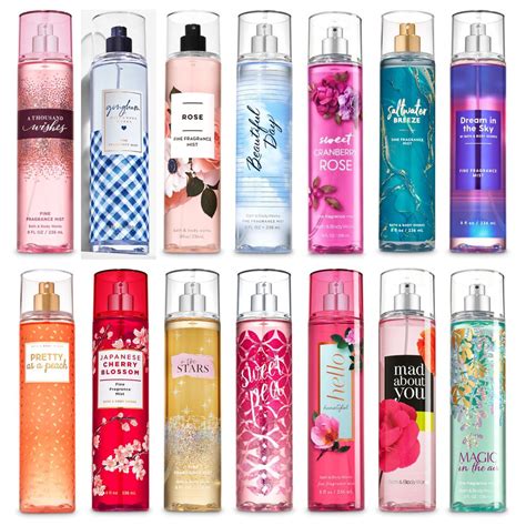 the best bath and body works scents|best bbw mist.